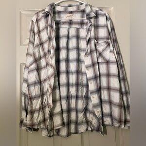 Universal Thread Lightweight Plaid Shirt Jacket